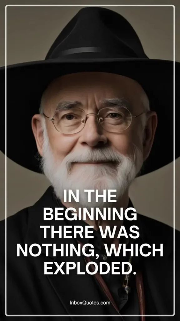 In the beginning there was nothing, which exploded